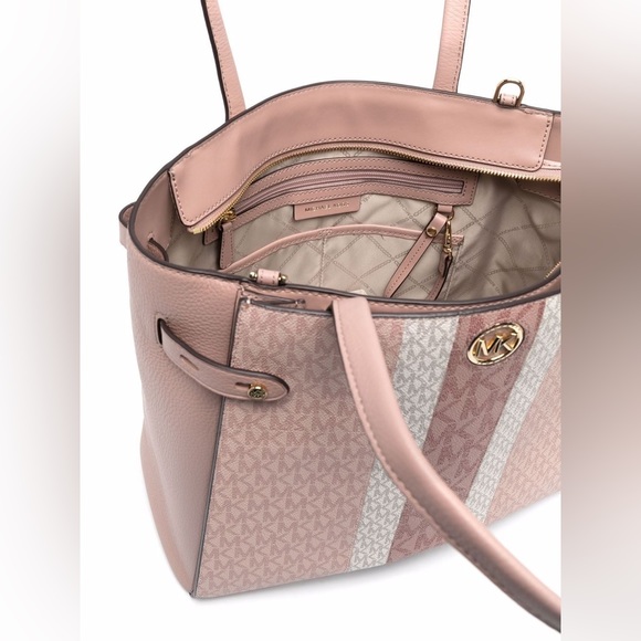 Carmen Large Color-Block Logo Tote Bag - Picture 3 of 3